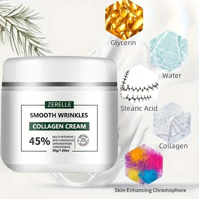 Zerelle Collagen Cream for Smooth Wrinkles 30g - A-1 Thread Vault