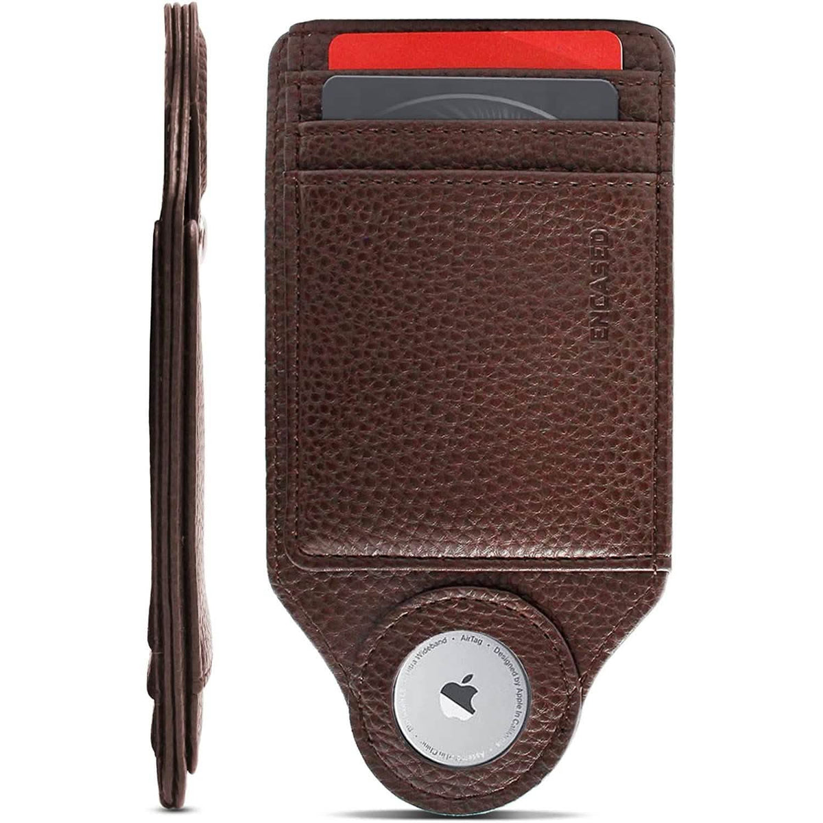 Zero-Bulk Slim AirTag Wallet - A-1 Thread Vault