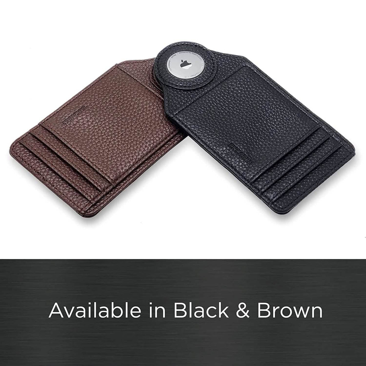 Zero-Bulk Slim AirTag Wallet - A-1 Thread Vault