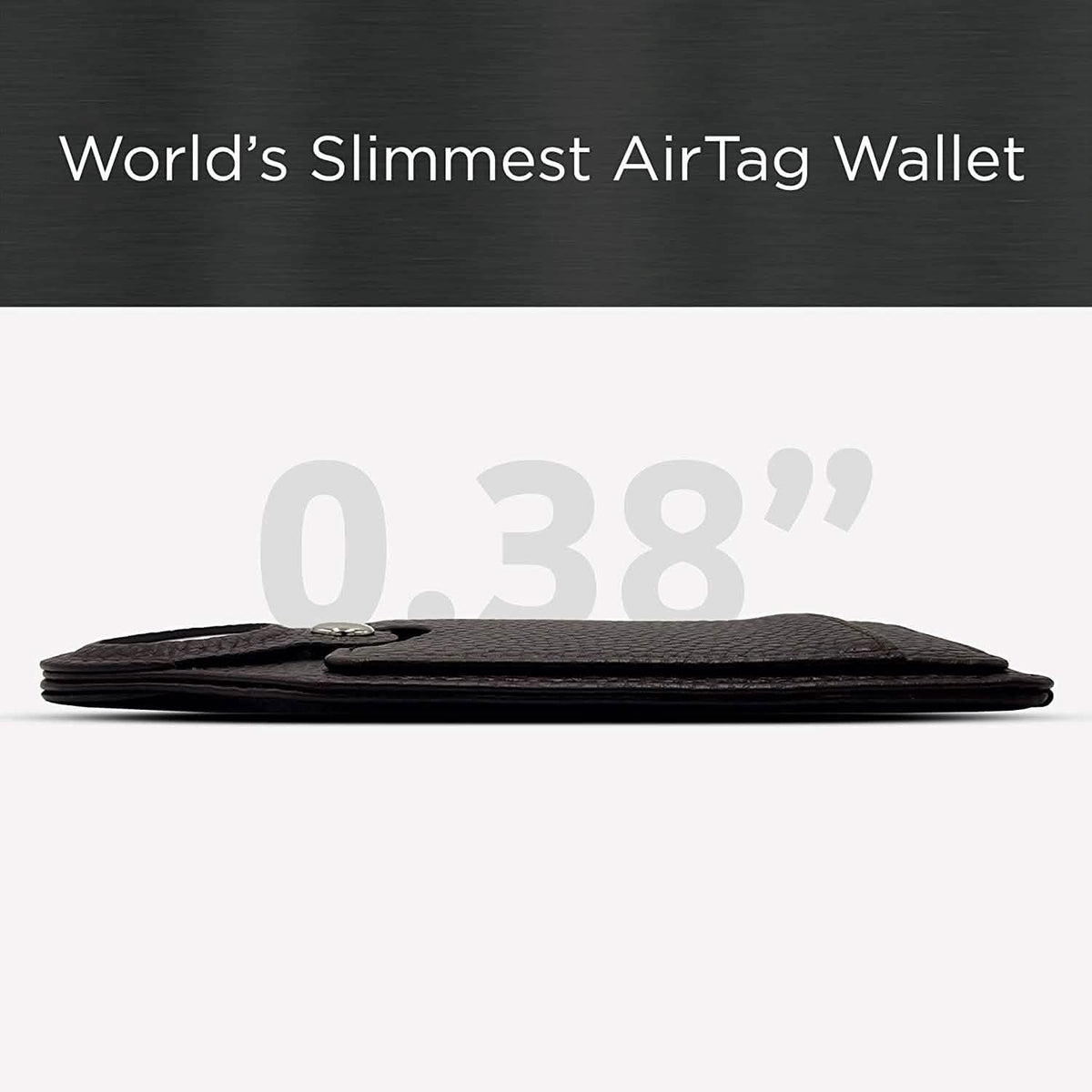 Zero-Bulk Slim AirTag Wallet - A-1 Thread Vault