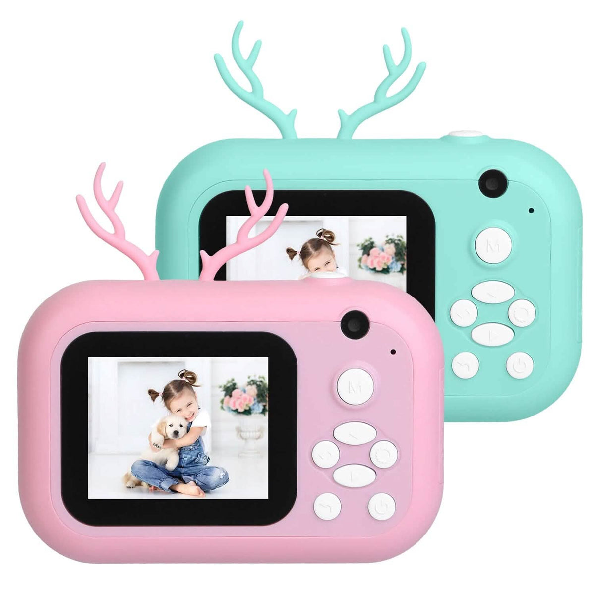 Zero Ink Selfie Camera 1080P HD Video Recorder with Dual Lens 3 Roll Print Papers - A-1 Thread Vault