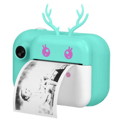 Zero Ink Selfie Camera 1080P HD Video Recorder with Dual Lens 3 Roll Print Papers - A-1 Thread Vault