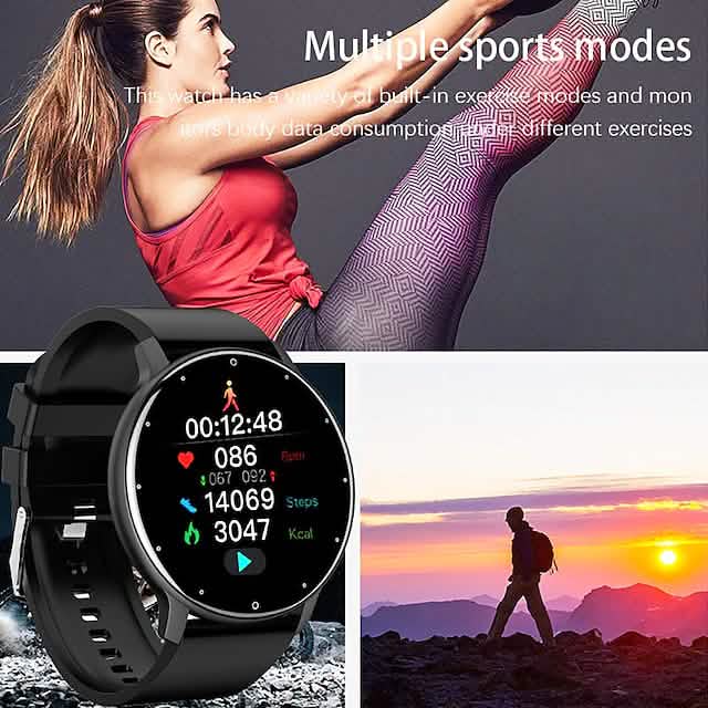 Zl02 Smart Watch 1.28 Inch Smartwatch Fitness Running Watch - A-1 Thread Vault