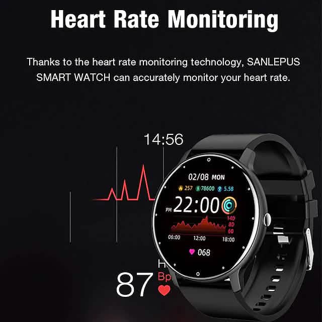 Zl02 Smart Watch 1.28 Inch Smartwatch Fitness Running Watch - A-1 Thread Vault