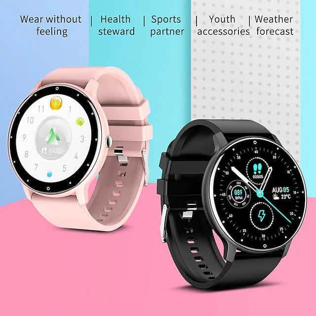 Zl02 Smart Watch 1.28 Inch Smartwatch Fitness Running Watch - A-1 Thread Vault